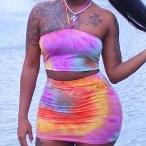 SHEIN | Halter Skirt Set | Large